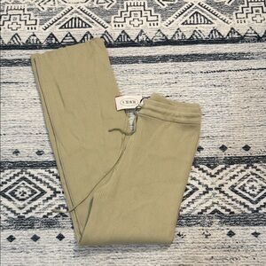 Cider Knit Olive Wide Leg Pants